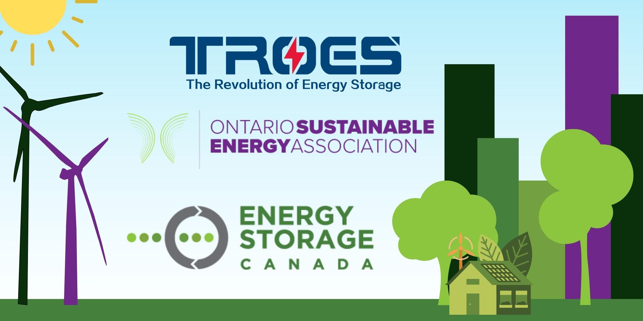 TROES joins Ontario Sustainability Energy Association and Energy Storage Canada